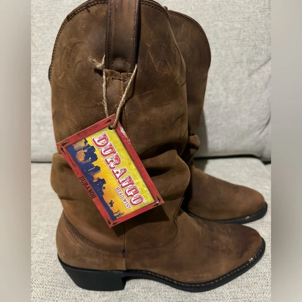 Durango Classic Tan Cowboy Boots